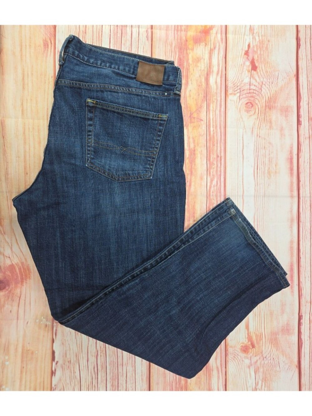 Lucky Brand Mens Blue Modern Straight Blue Jeans 32x32